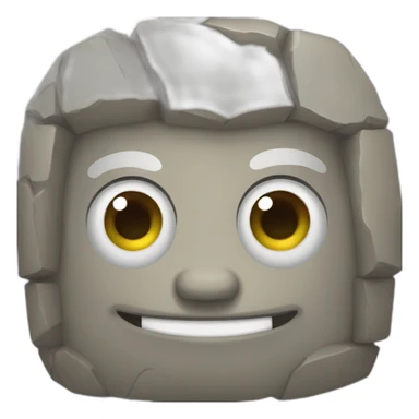 little cute Golem rock sticker