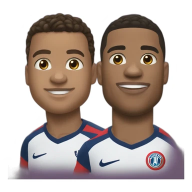 Mbappé et vini jr sticker