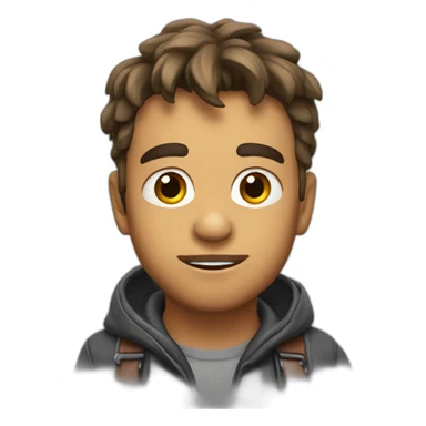 sanglier choqué sticker