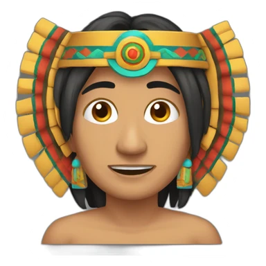 Azteca pide ayuda a dioses sticker