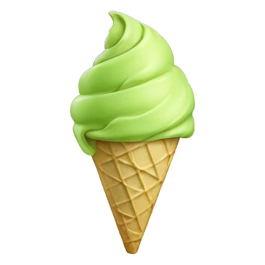 Aesthetic realistic pistachio icecream  sticker
