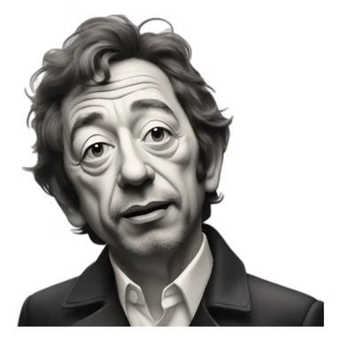 Serge Gainsbourg sticker