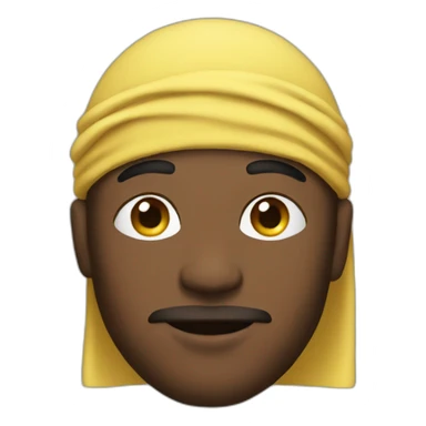 man with durag sticker