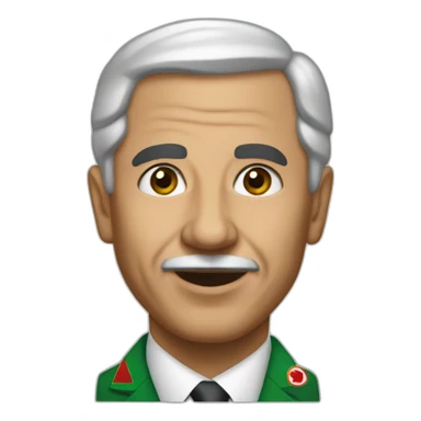 algeria's president sticker