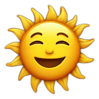 sun emoji sticker
