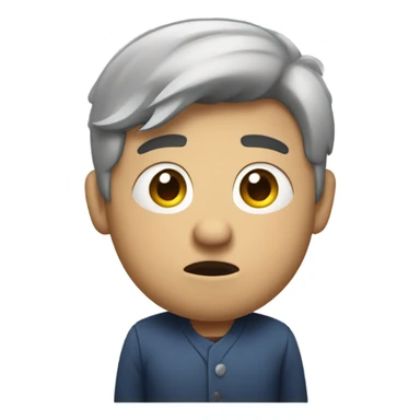 Person raising shoulders asking why sticker