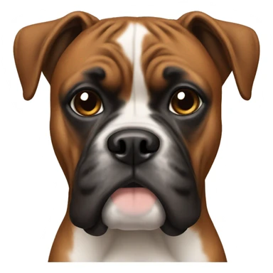 boxer dog sticker