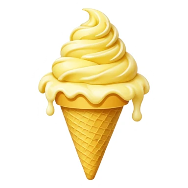 Corn flavored ice cream sticker