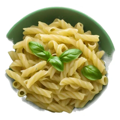 Pesto pasta in a bowl  sticker