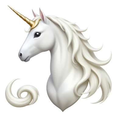 cinematic-beautiful-white-unicorn-emoji,-poised-and-regal,-with-a-slender,-ethereal-form-draped-in-a-pristine-white-color,-a-flowing-mane-and-tail,-and-a-white,-spiraled-horn-that-radiates-pure-light,-simplified-yet-sharp-and-majestic,  sticker