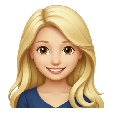 BLONDE AND LONG HAIR RICH GIRL sticker