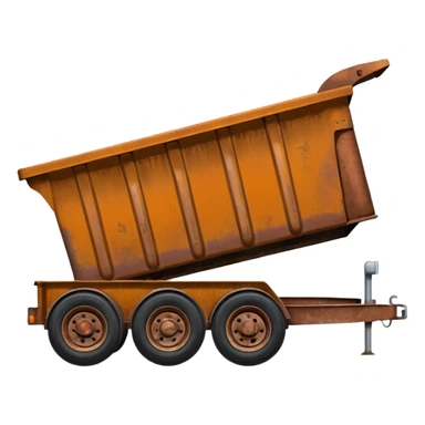 Dump trailer sticker