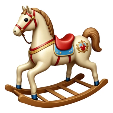 A rocking horse toy sticker