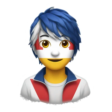 Make a Team Vitality emoji with the France flag merged sticker