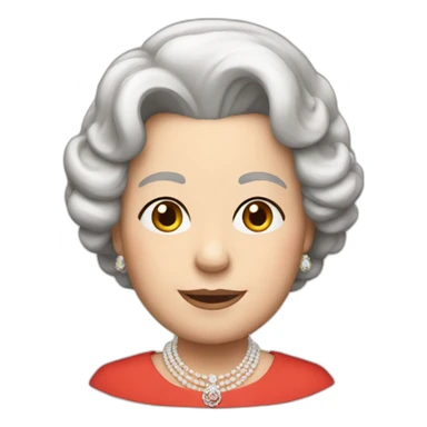 Elizabeth II sticker
