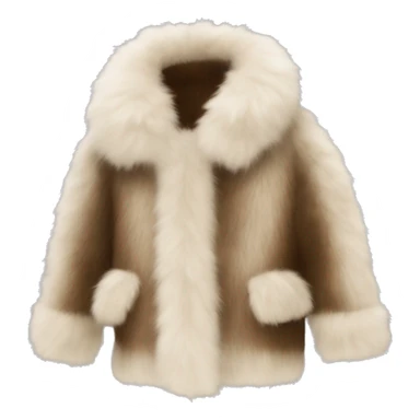 Chique fur coat sticker
