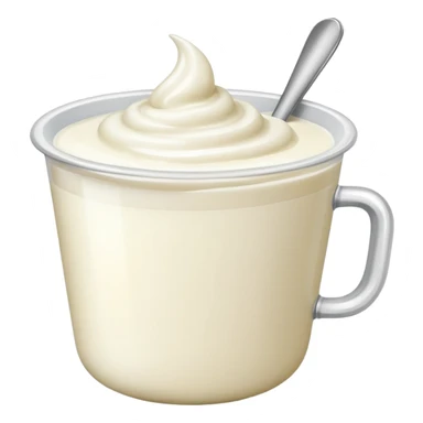cup of yogurt sticker