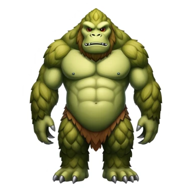 Giant towering creature sticker