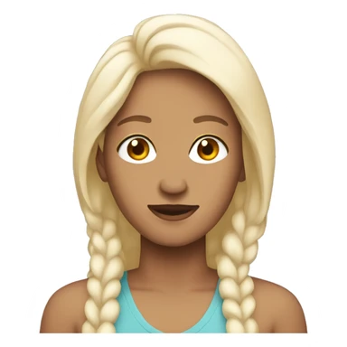 Trans person sticker