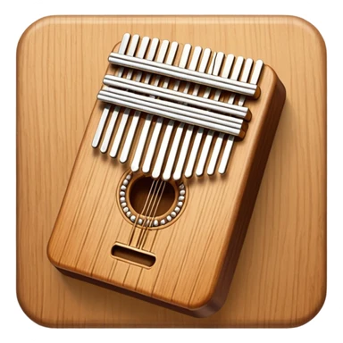wood kalimba  sticker