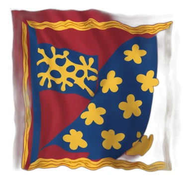 Franche comté flag sticker