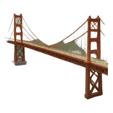 San francisco golden bridge sticker
