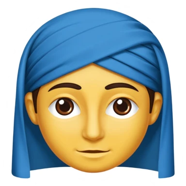 Mavi tik yuvarlak mavi cember  in içine siyah tik sticker