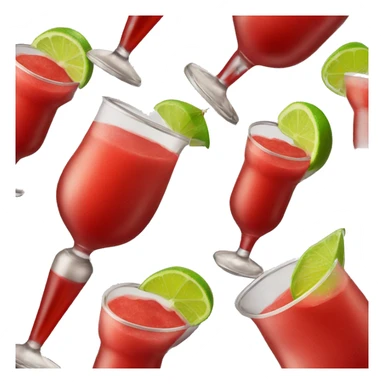 red Daiquiri drink sticker