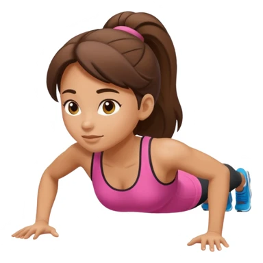 girl doing pump sticker