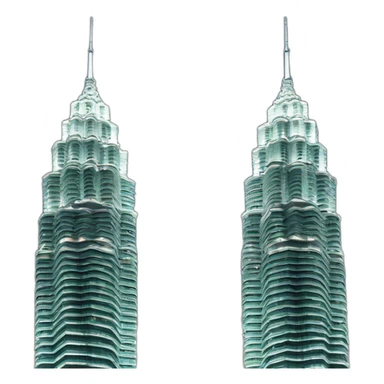 petronas twin towers sticker