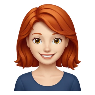 I don’t know redhead lady sticker