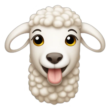 lamb shhhhhh sticker