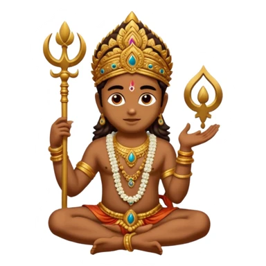 MURUGAN WITH IS VEL AND MAYIL sticker