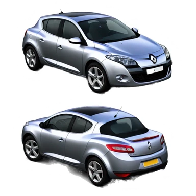 Renault megane 2 sedan sticker