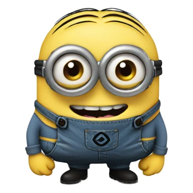 Minion blushing sticker