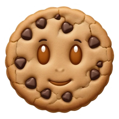 Cookie with feet sticker