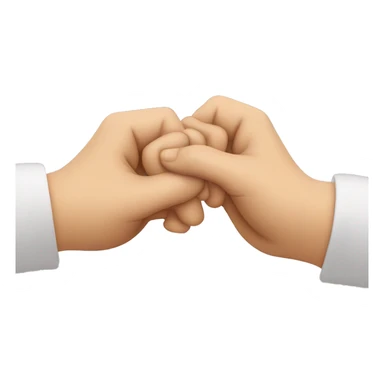 Holding a pinky promise sticker