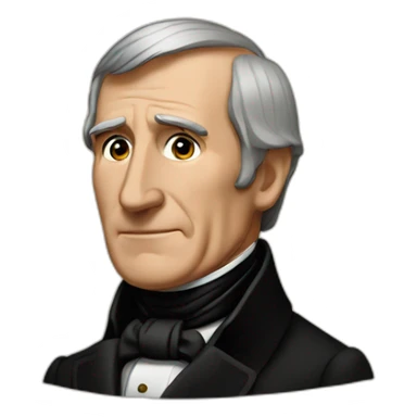 William Henry Harrison sticker