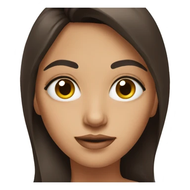 Thick brunette with beautiful eyes sticker