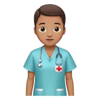 patient at the doctor's appointment sticker