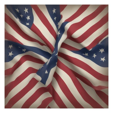  American south flag sticker