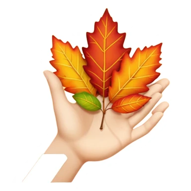 autumn on hand sticker
