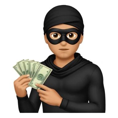 Hırsız adam yanda 💰 olsun sticker