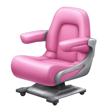 Pink racecar chair sticker