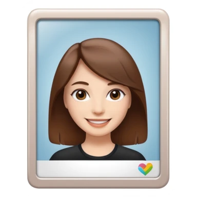 polaroid frame sticker