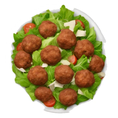 meatball salad sticker
