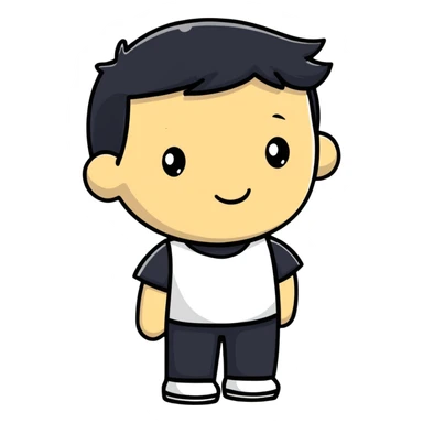 cool person avatar sticker