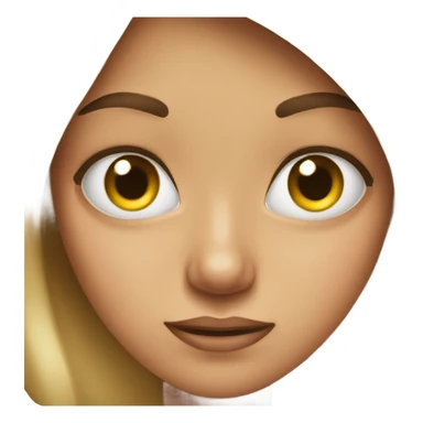 A girl rolling eyes looking at phone sticker