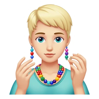 counting beads sticker