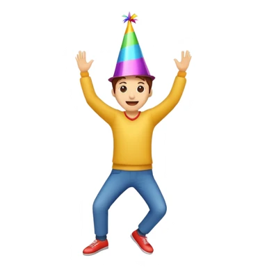 pode pode dansını yapan emoji sticker